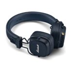 Marshall Major V Midnight Blue, тъмносини слушалки - с телефон за мащаб