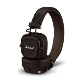 Marshall Major V Brown, кафяви слушалки - под ъгъл