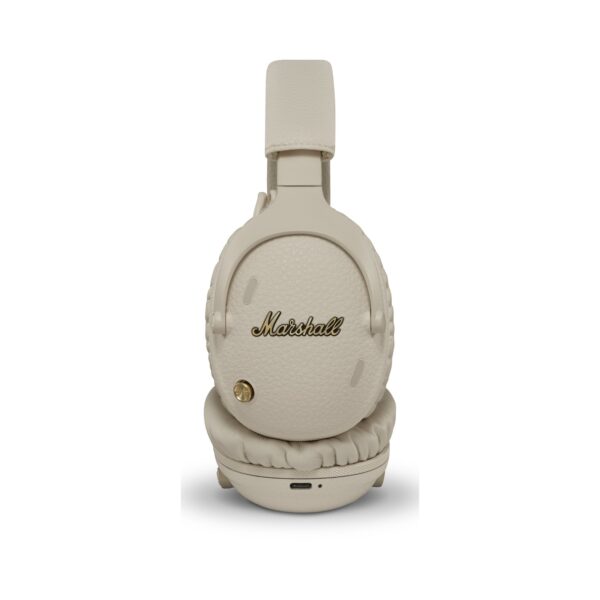 Marshall Monitor III ANC Cream, кремави слушалки - отпред