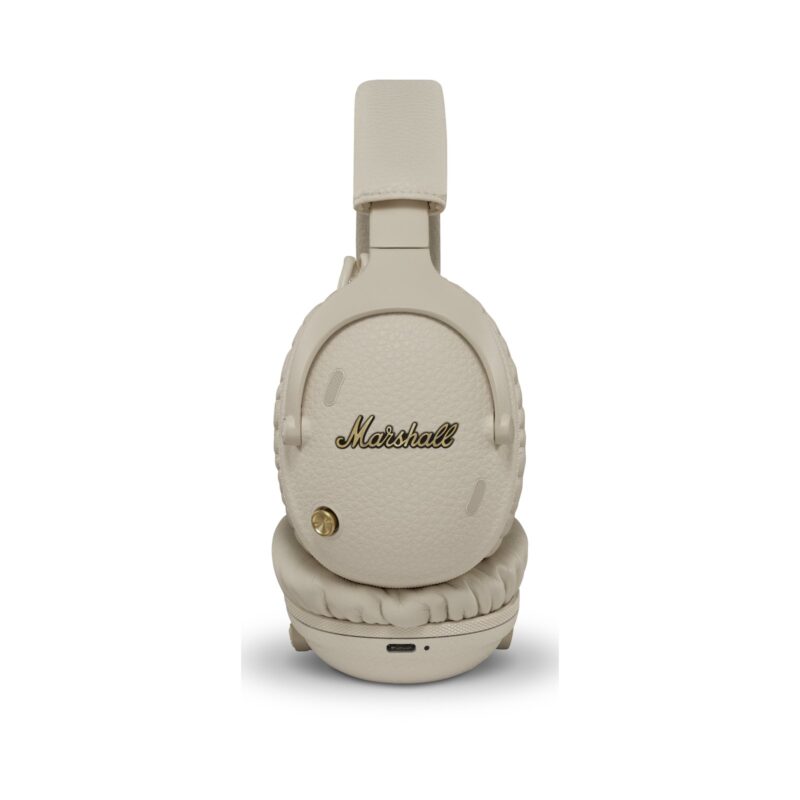 Marshall Monitor III ANC Cream, кремави слушалки - отпред