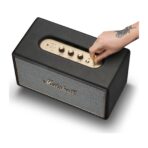 Marshall Stanmore IV Black, черна колонка - отзад