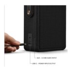 Marshall Stockwell III Black & Brass, черна колонка - отстрани