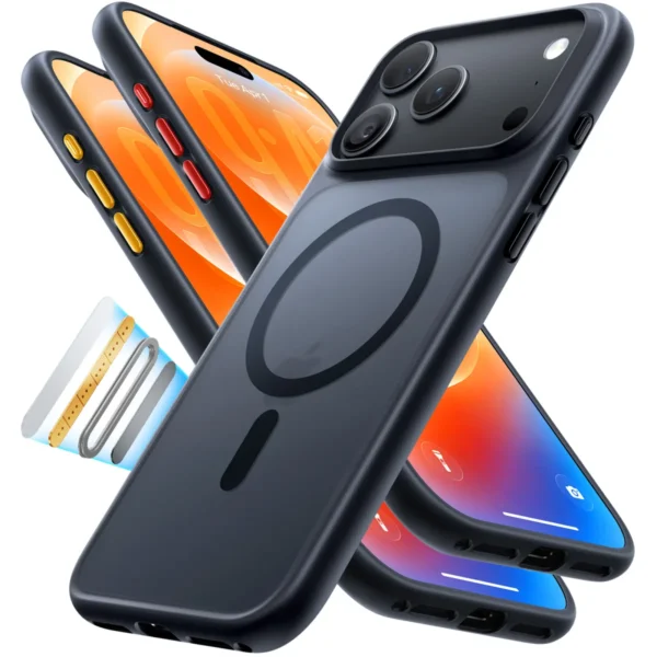 Torras Guardian-Mag за iPhone 18 Pro Max, Black - изглед 1