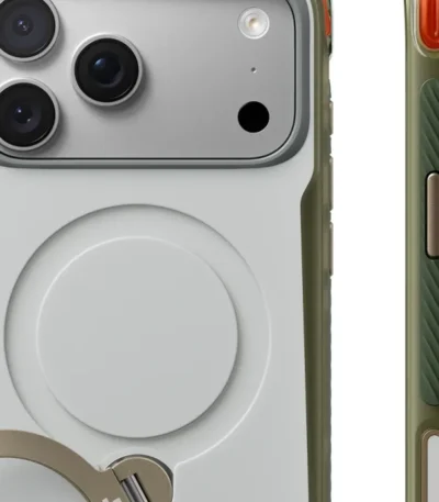 Torras Ostand Q3 Air Pro за iPhone 18 Pro Max, Alpine Marble – детайл