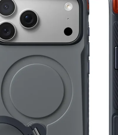 Torras Ostand Q3 Air Pro за iPhone 18 Pro, Obsidian Core – детайл