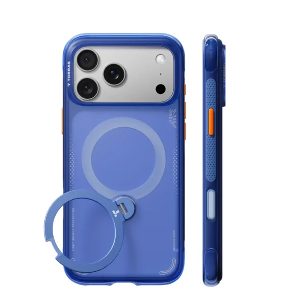Torras Ostand Q3 Air за iPhone 18 Pro, Arctic Blue
