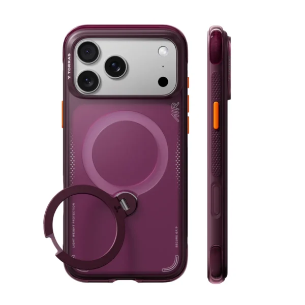 Torras Ostand Q3 Air за iPhone 18 Pro Max, Cosmic Purple