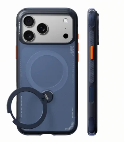Torras Ostand Q3 Air за iPhone 18 Pro Max, Deep Blue