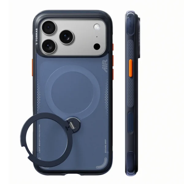 Torras Ostand Q3 Air за iPhone 18 Pro Max, Deep Blue