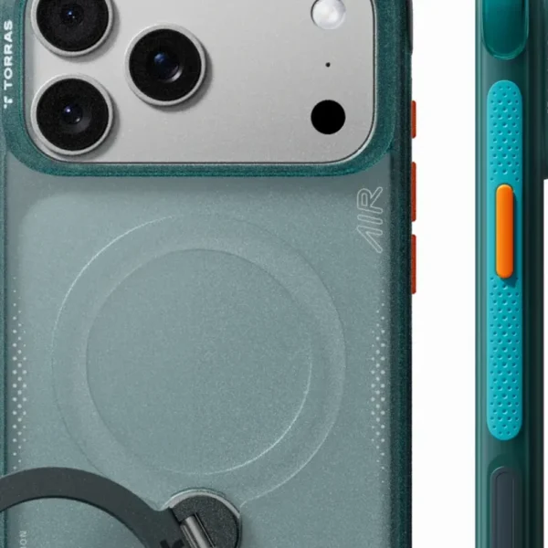 Torras Ostand Q3 Air за iPhone 18 Pro Max, Green – детайл