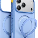 Torras Ostand Q3 Rugged за iPhone 18 Pro, Blue – детайл
