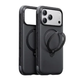 Torras Ostand Q3 Rugged за iPhone 18 Pro Max, Black