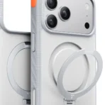 Torras Ostand Q3 Rugged за iPhone 18 Pro, White – детайл