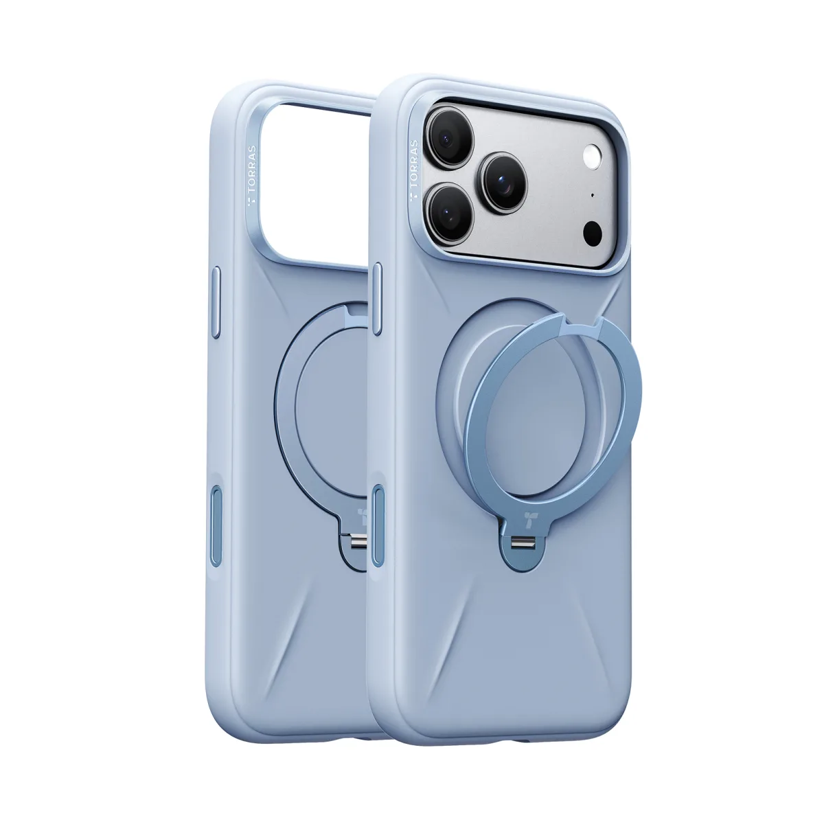 torras-ostand-q3-silicone-za-iphone-18-pro-light-blue-1 Torras Ostand Q3 Silicone за iPhone 18 Pro, Light Blue