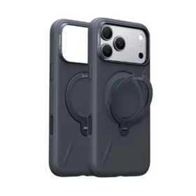 Torras Ostand Q3 Silicone за iPhone 18 Pro Max, Grey