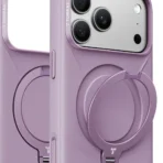 Torras Ostand Q3 Silicone за iPhone 18 Pro Max, Purple – детайл