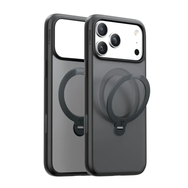 Torras Ostand Q3 Spin за iPhone 18 Pro, Black