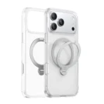 Torras Ostand Q3 Spin за iPhone 18 Pro, Clear