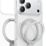 Torras Ostand Q3 Spin за iPhone 18 Pro, Clear – детайл