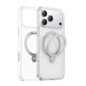 Torras Ostand Q3 Spin за iPhone 18 Pro Max, Clear