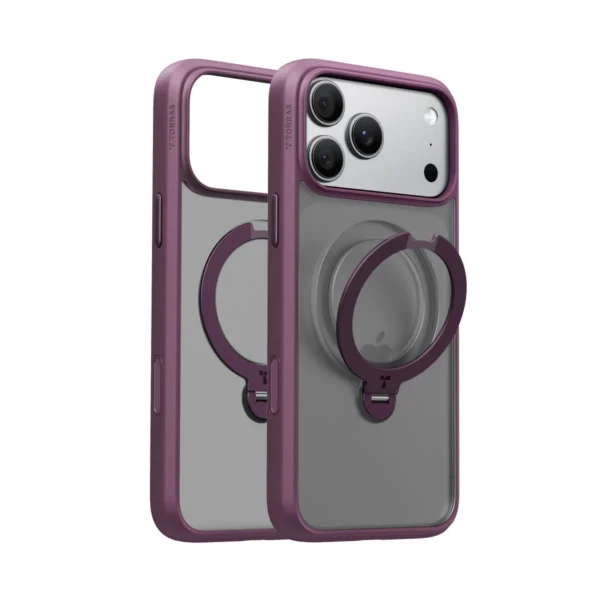 Torras Ostand Q3 Spin за iPhone 18 Pro, Purple
