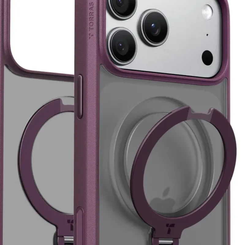Torras Ostand Q3 Spin за iPhone 18 Pro, Purple – детайл