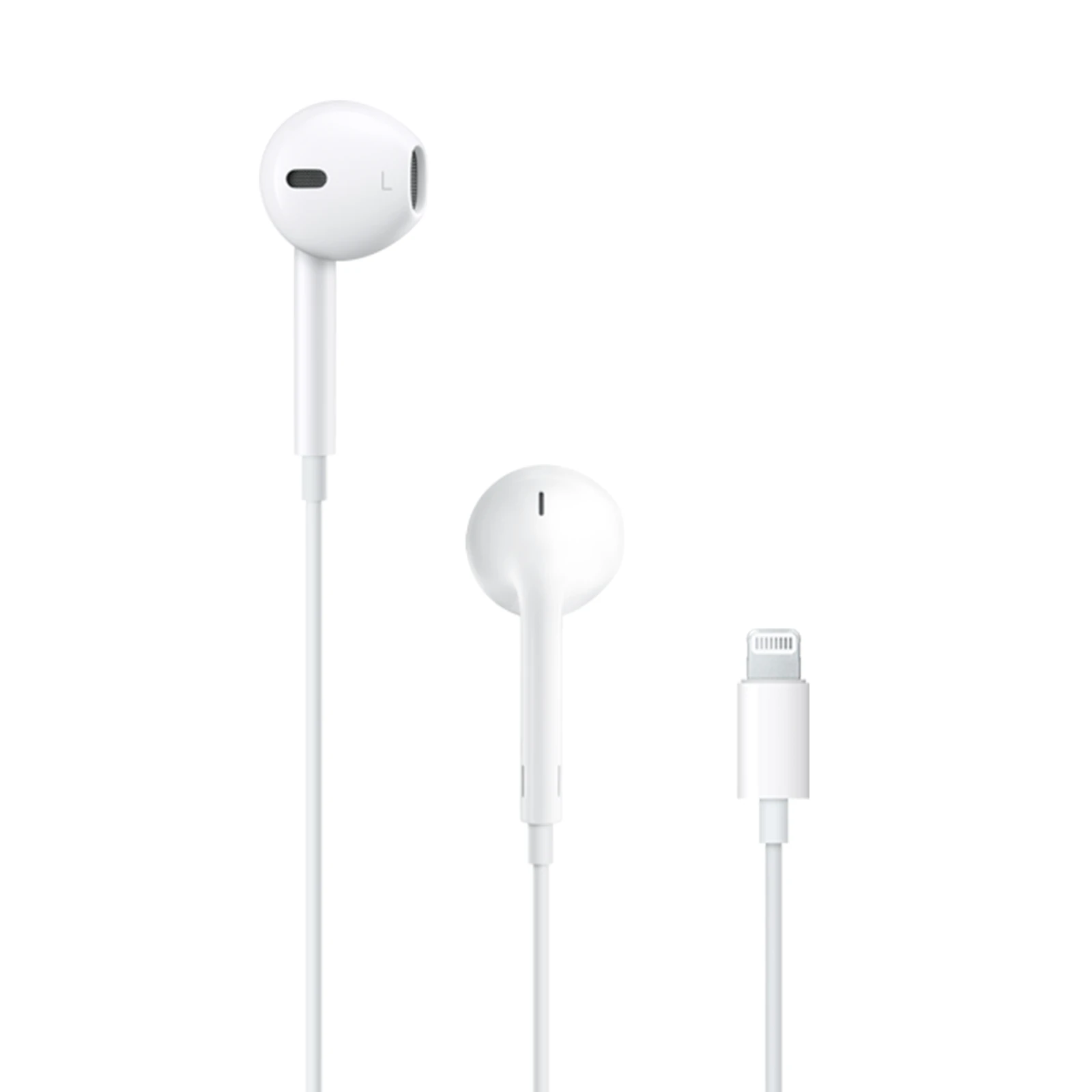 Apple EarPods (Lightning) - слушалките и буксата Lightning Apple EarPods (Lightning) - слушалките и буксата Lightning