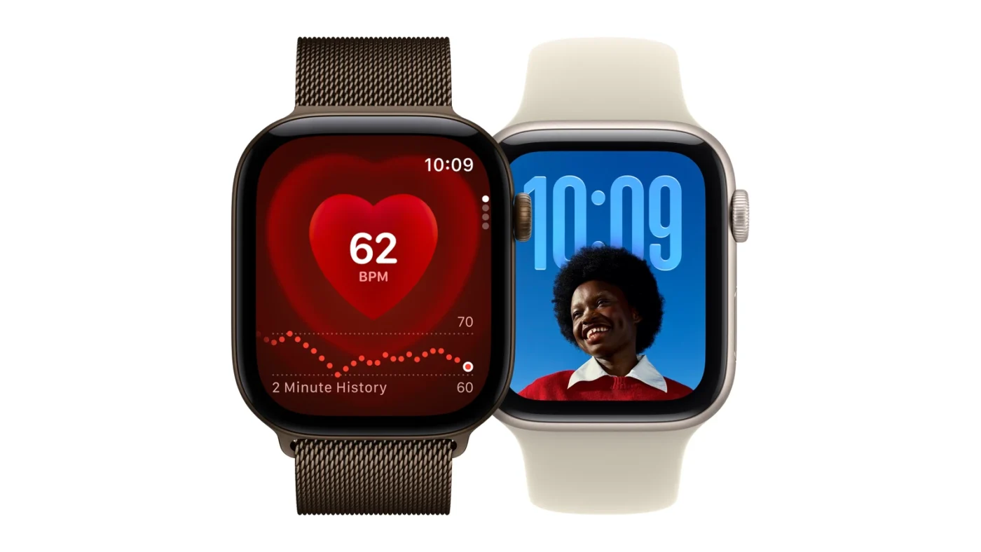Apple Watch Series 12 и Apple Watch SE 3 един до друг