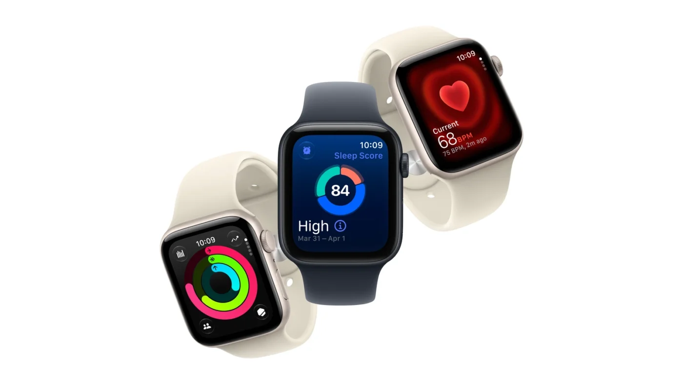 Apple Watch SE 3 с оценка на съня, пулс и кръговете за активност