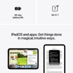 iPad mini (A20 Pro) Wi-Fi – батерия за цял ден, Wi-Fi 7 и iPadOS