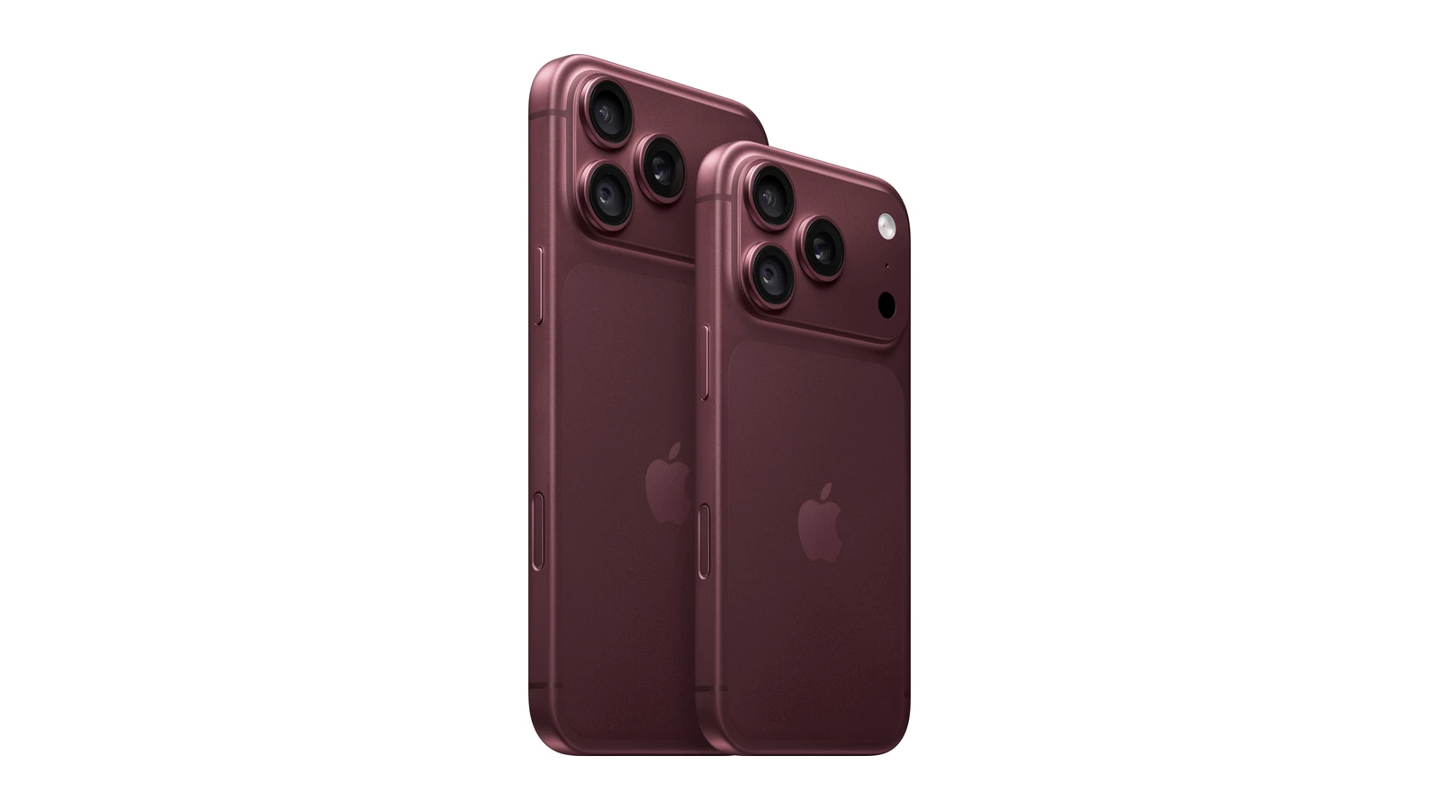 iPhone 18 Pro Max и iPhone 18 Pro в цвят Burgundy