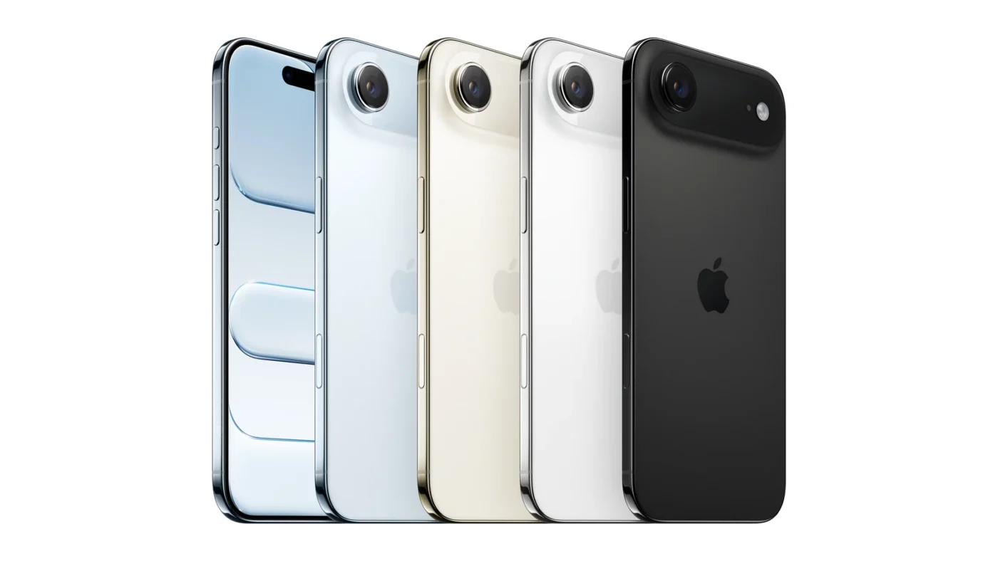 iPhone Air в четирите цвята