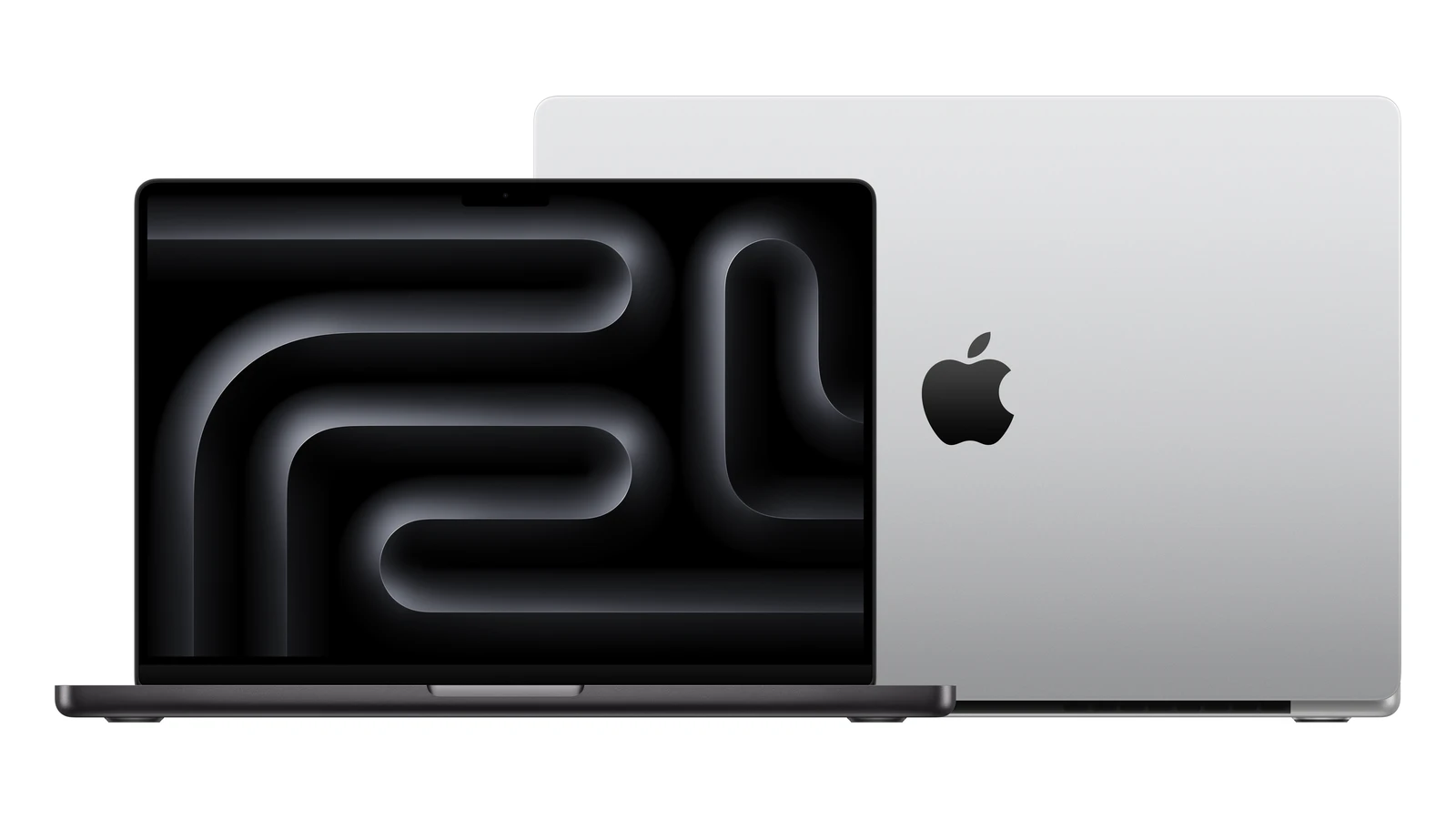 MacBook Pro 14 инча в Space Black и MacBook Pro 16 инча в Silver