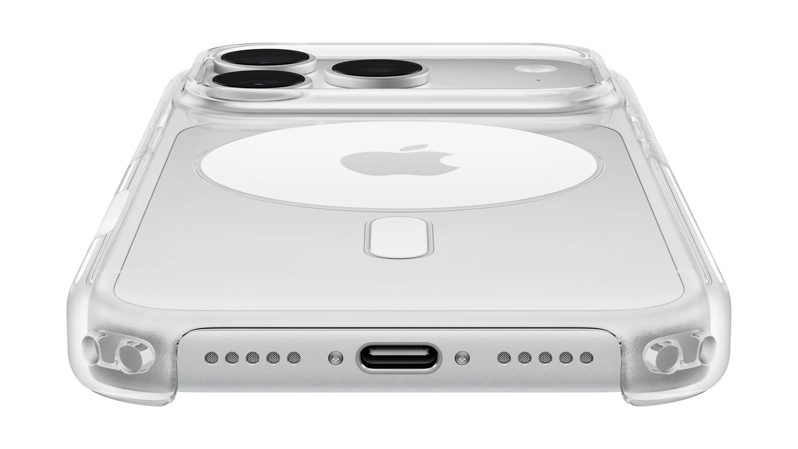 Прозрачен калъф с MagSafe за iPhone 18 Pro – магнитният кръг на гърба
