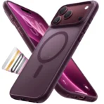 Torras Guardian-Mag за iPhone 18 Pro, Burgundy - изглед 2